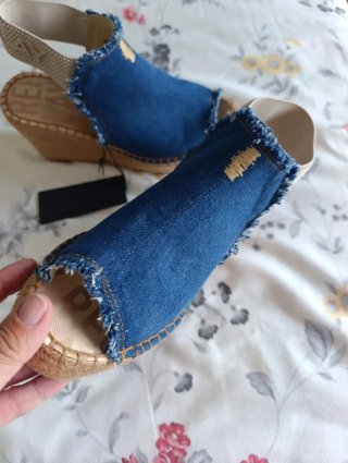 Sandalias Replay Jeans Peep Toe Talla 38