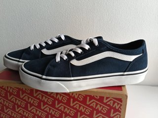 Zapatillas Vans Azul Marino y Blanco