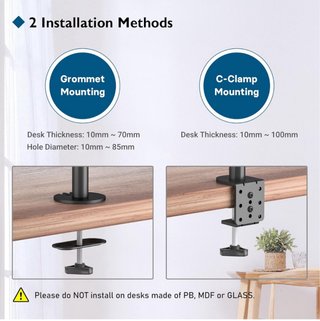 Soporte doble para monitor