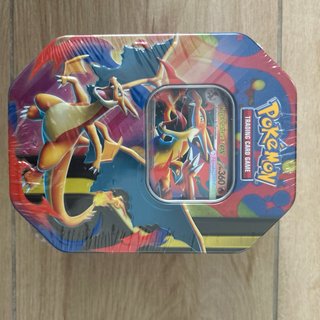 Lata Pokémon Mega Charizard X/Y Cartas Coleccionab