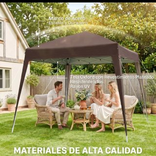 Carpa Plegable Marrón