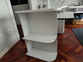 Escritorio blanco lacado