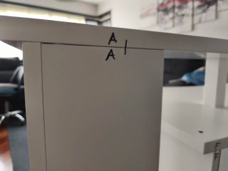Escritorio blanco lacado