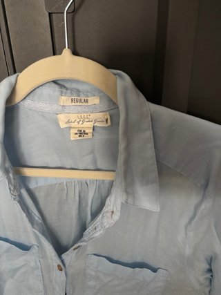 Camisa azul talla M