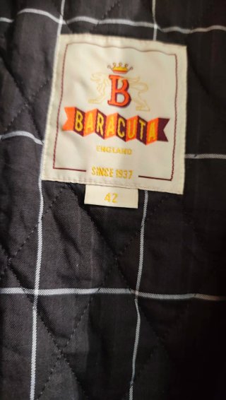 Giubbotto Baracuta mezza stagione taglia 42