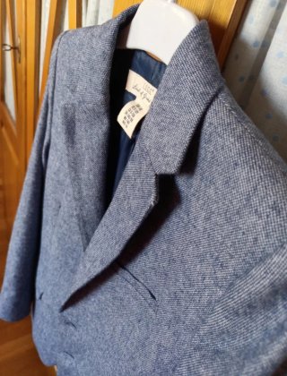 Giacca Americana bambino blu
