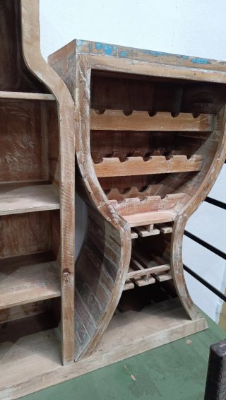 Estantería Botella Vino Madera