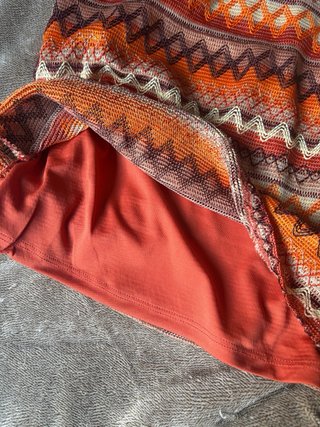 Vestido de verano tejido multicolor