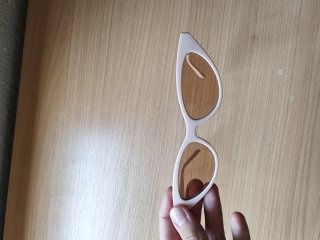 Gafas de sol ojo de gato rosas