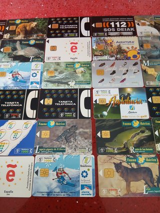 50 Schede Telefoniche Spagna Collezione Cabitel