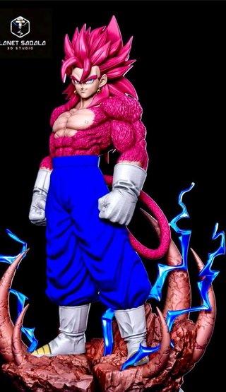 Figura Resina Vegeto SSJ4 Dragon Ball