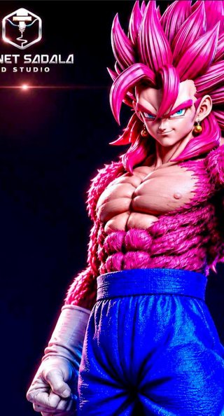 Figura Resina Vegeto SSJ4 Dragon Ball