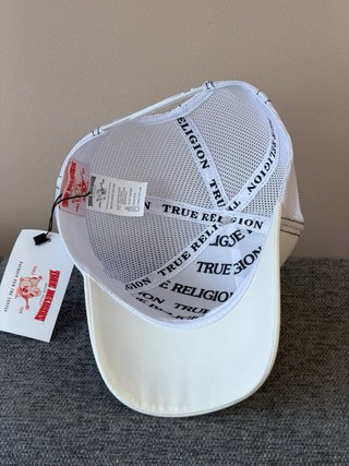 Gorra Trucker True Religion Blanca y Negra