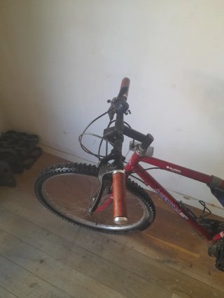 Bicicleta Montaña 26 Roja PROBLEMAS CAMBIO TRASERO