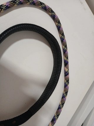 Correa y collar para perro multicolor