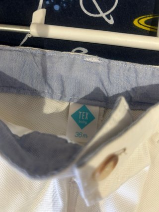 Pantalón largo blanco Talla 36m
