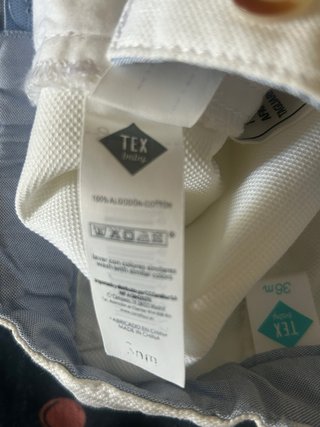 Pantalón largo blanco Talla 36m