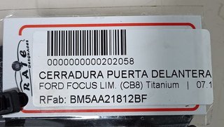FORD FOCUS LIM. (CB8) Titanium CERRADURA PUERTA DELANTERA DERECHA