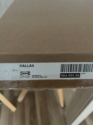 Patas para estructura Kallax Ikea blancas