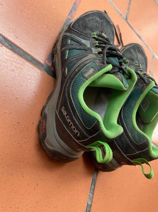 Zapatillas Salomon Trekking Negro/Verde
