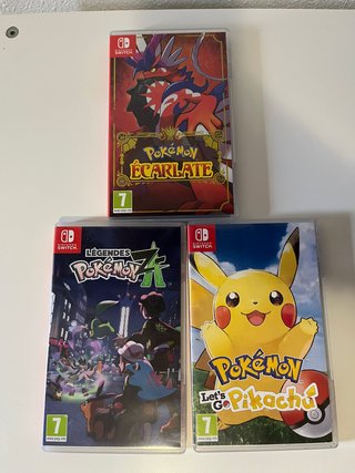 Pack 3 Juegos Pokémon Nintendo Switch