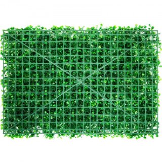 Panel de Boxwood Artificial UV 4pcs Paneles de Seto de Boxwood Pared de Césped Artificial 24X16" 4 cm Pared de Césped Verde Seto Falso para Decoración Cerca de Privacidad Interior Exterior Jardín ...
