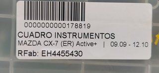 MAZDA CX-7 (ER) Active+ CUADRO INSTRUMENTOS