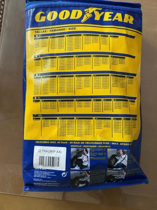 Cadenas Nieve Textiles Goodyear UltraGrip XXL