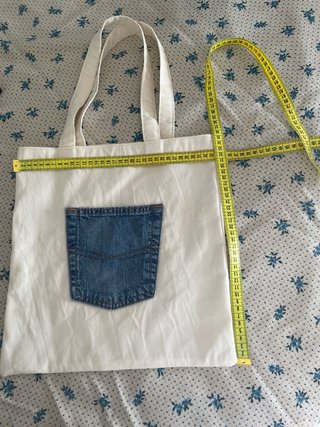Bolsa Tote Reutilizable con Bolsillo