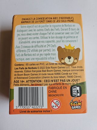 Les Fiefs de Norbois - Juego de cartas