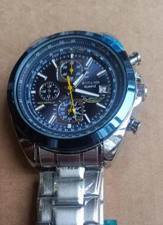 Reloj Angel Azul Acero Inoxidable
