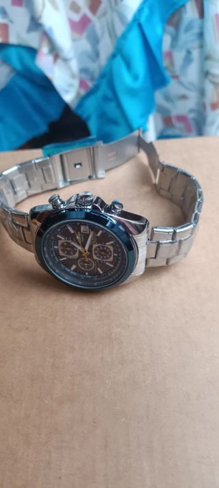 Reloj Angel Azul Acero Inoxidable