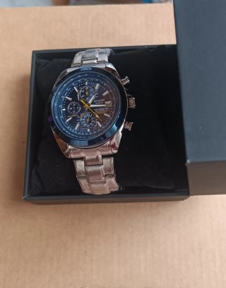 Reloj Angel Azul Acero Inoxidable