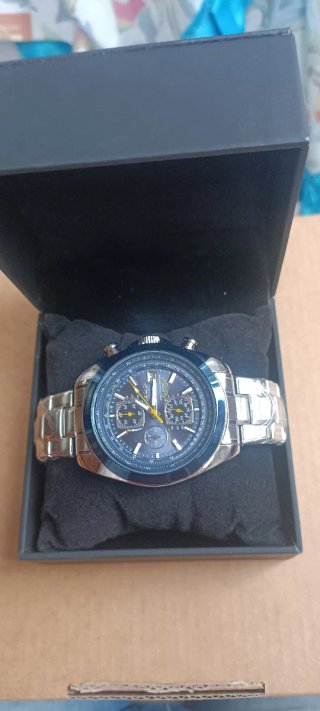 Reloj Angel Azul Acero Inoxidable