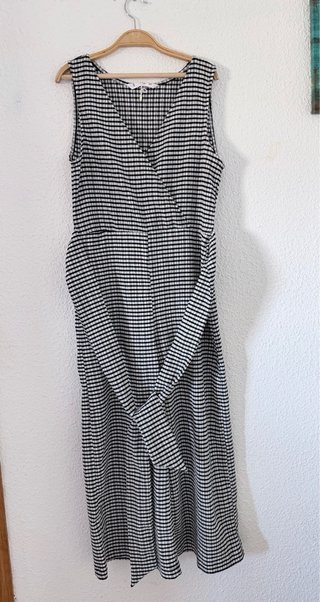 Mono estampado blanco y negro