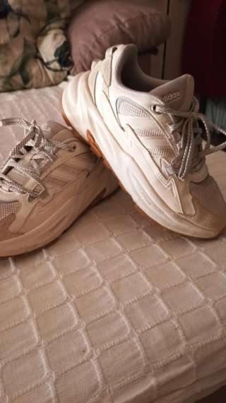 Zapatillas Adidas Beige/Blanco Mujer