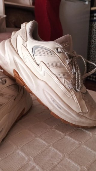 Zapatillas Adidas Beige/Blanco Mujer