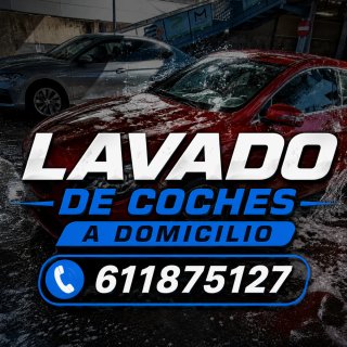 Lavado de coches a domicilio.