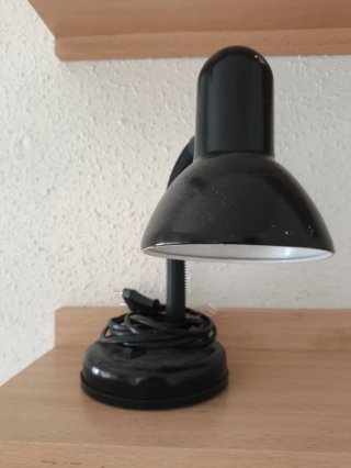 Lámpara Escritorio Flexo Negra