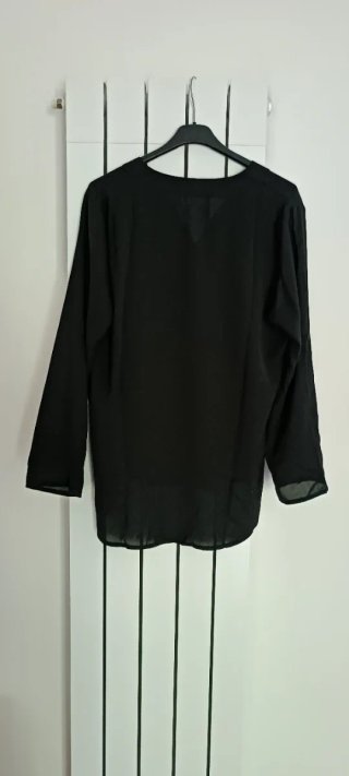 Camicia nera manica lunga