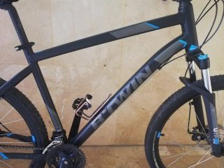 Bici MTB B'TWIN ROCKRIDER 520, 27.5", Talla: XL