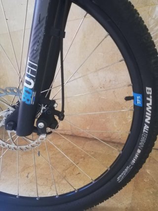 Bici MTB B'TWIN ROCKRIDER 520, 27.5", Talla: XL