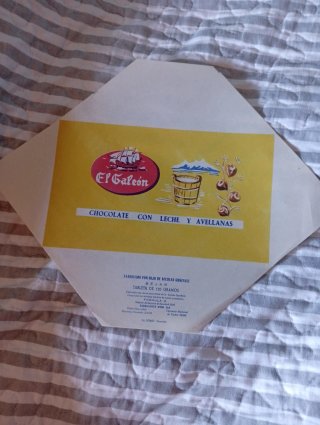 Envoltorio de Chocolate El Galeón 150g