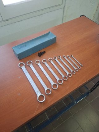 GEDORE SET CHIAVI PIANE NUOVE 10 PEZZI