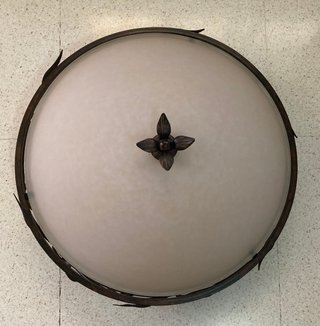 Lámpara Techo Hierro Forjado Vintage