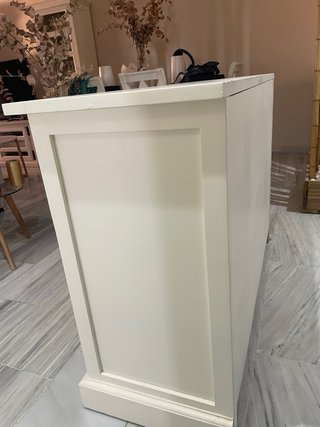 Aparador blanco puertas correderas