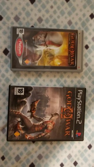Figura di Kratos God of War + Giochi PS2 e PSP