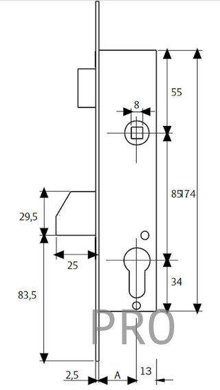 Tesa Assa Abloy 4210253NI