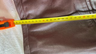 Cazadora Piel Hombre burdeos