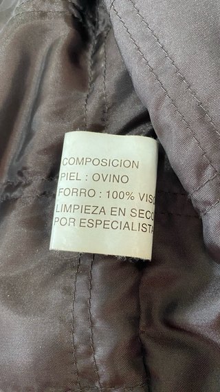Cazadora Piel Hombre burdeos